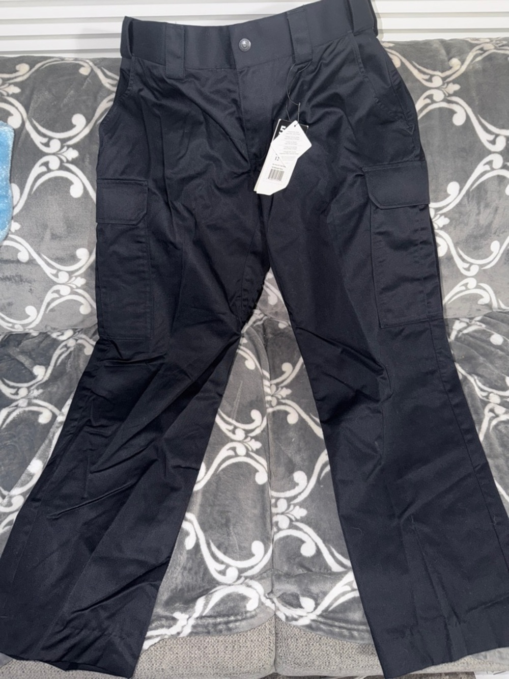 5.11 Tactical Navy Cargo Pants - Utility Work Trousers Women’s Sz 12